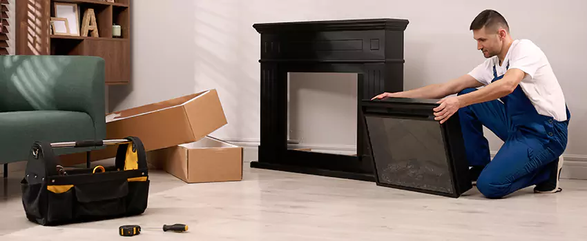 Old Rusted Metal Fireplace Repair And Replacement in Troy, OH
