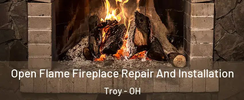  Open Flame Fireplace Repair And Installation Troy - OH